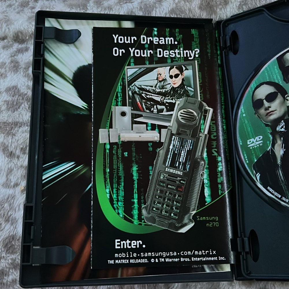 ☑️Matrix Reloaded Widescreen Edition DVD - Picture 2 of 5